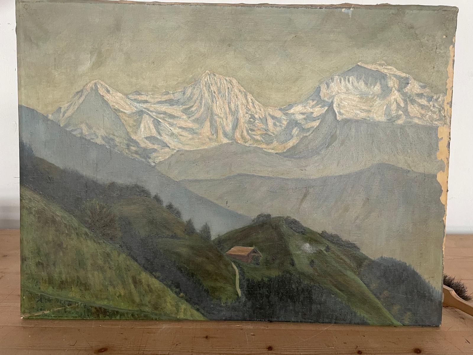 Dipinti: Ölgemälde A. De Neef? 78x58cm – Usato da Hitzkirch venduto da Reliko