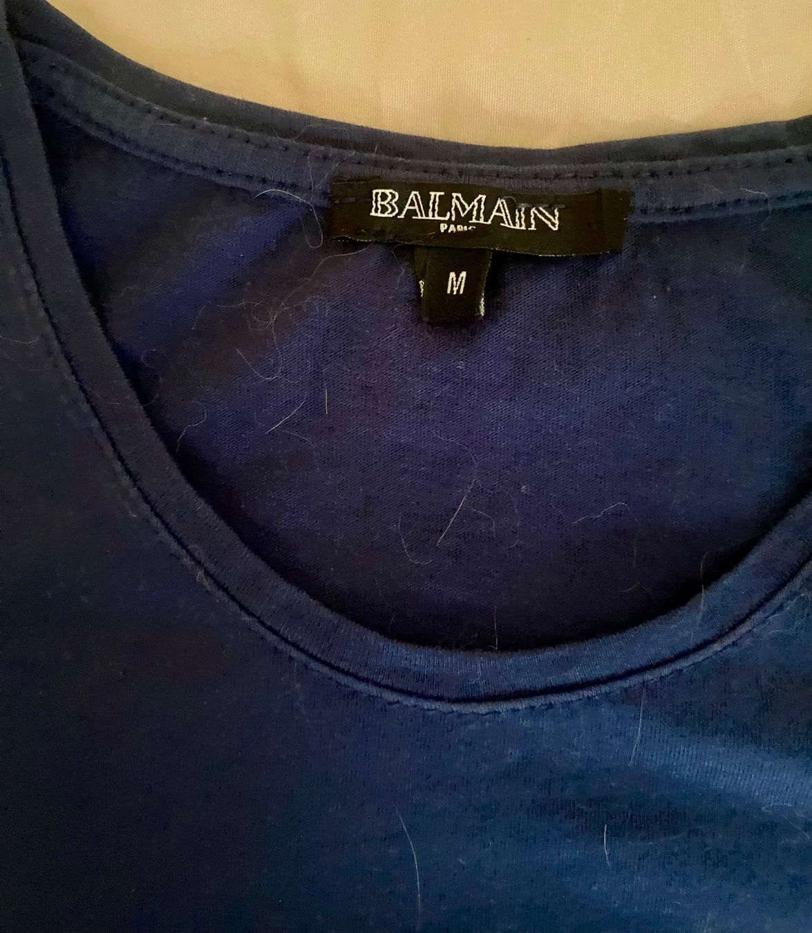 Balmain T-shirts: Balmain Tshirt dunkelblau – D'occasion à Zürich par Sol65 2