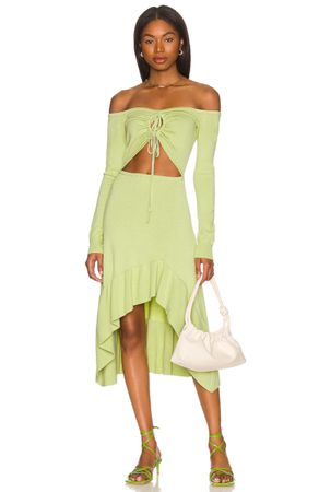 Summer off shoulder dress