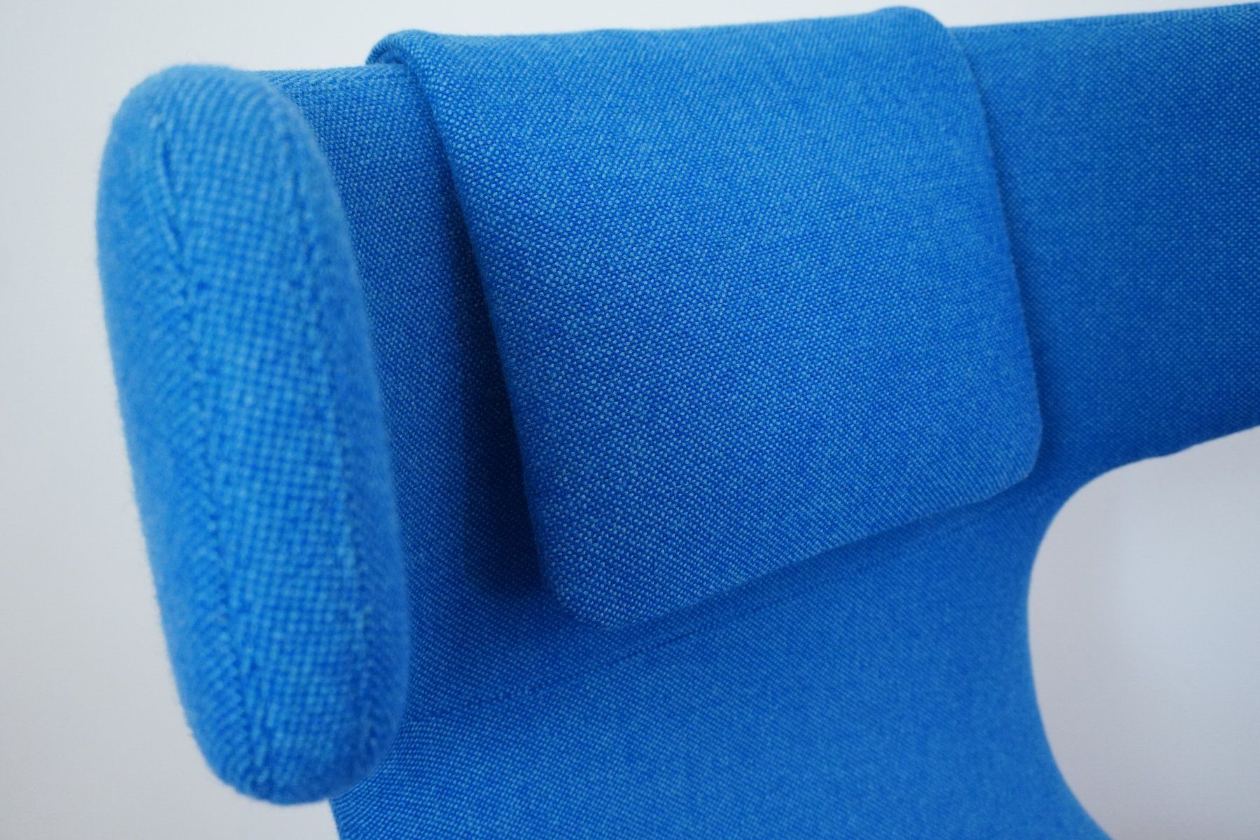 Vitra Poltrone: Vitra Grand Repos mit Ottomane Stoff blau – Usato da Bad Zurzach venduto da QLASSIQ 5