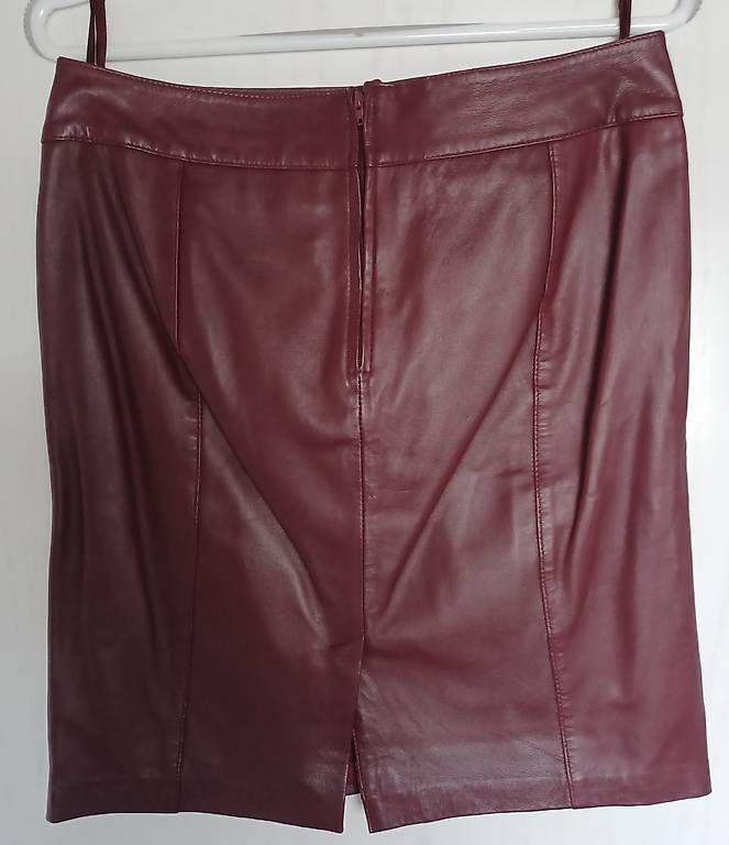 Gonne: Ashley Brooke, Leder Rock, bordeaux, Gr. 38 – Usato da Gunzgen venduto da Isicroft 2