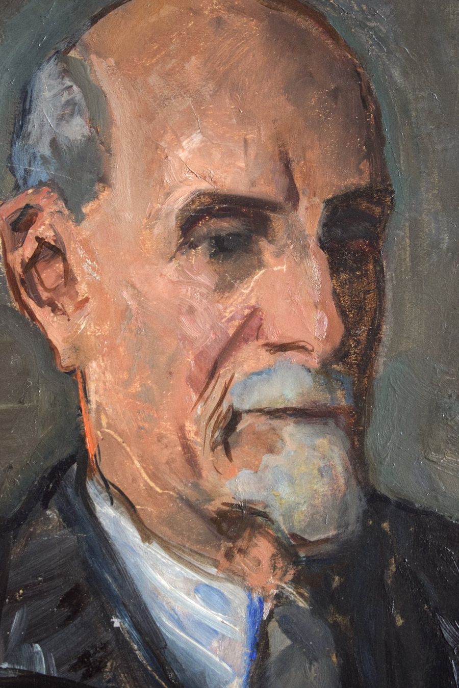 Dipinti: Paul Basilius Barth Basel Porträt Dominik Müller Ölgemälde – Usato da Zürich venduto da Kunstvoll 2