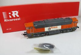 Rivarossi H0 HR2260 Diesellok D 753 FS, DC, digital + Sound!