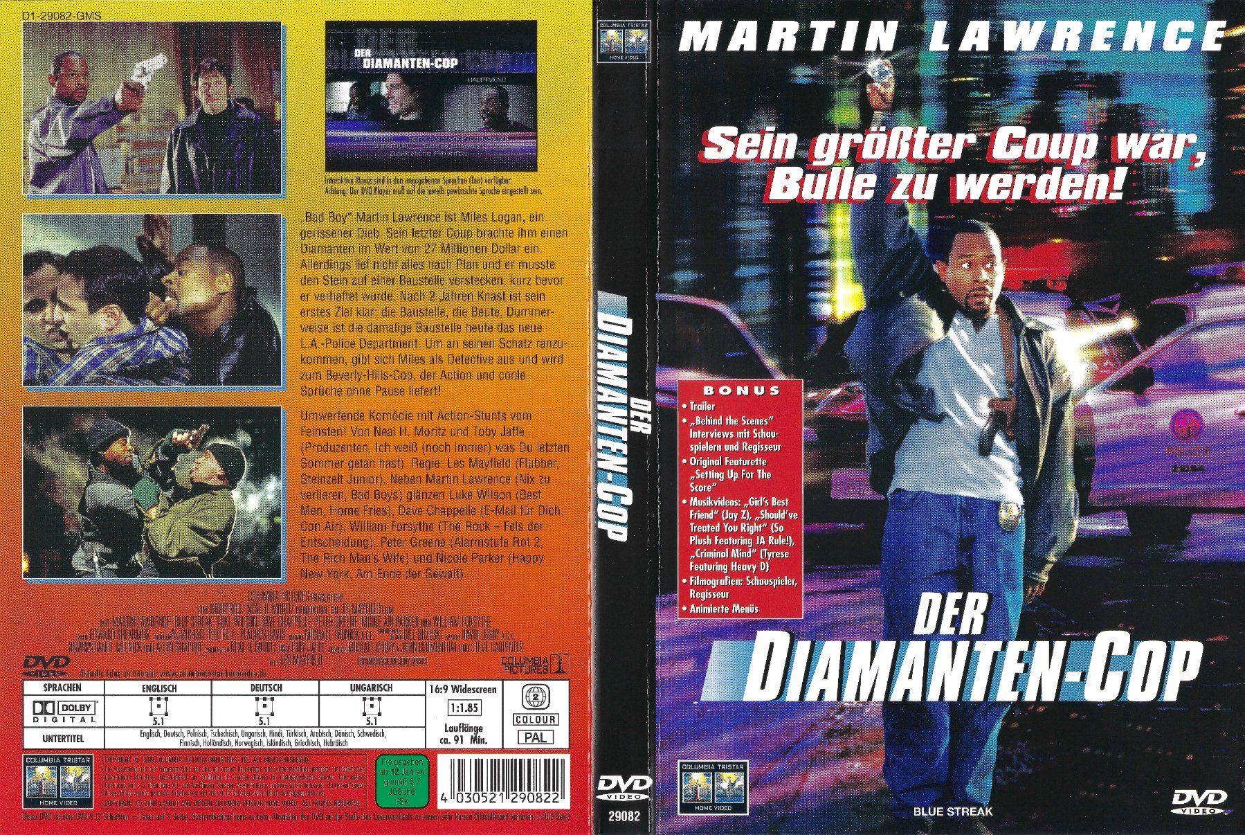 Tutti i DVDs: Der Diamanten-Cop – Usato da Zürich venduto da Cineasten