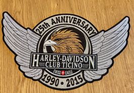 Écusson Harley-Davidson Club Ticino, anniversaire 25 ans
