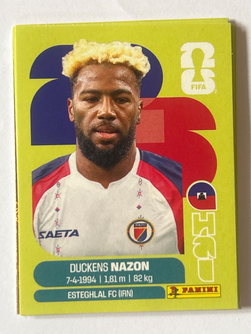 Panini Carte collezionabili: Panini WM 2026 Sticker - Nazon HAI 18 – Nuovo (secondo la descrizione) da Troistorrents venduto da sim_d75d