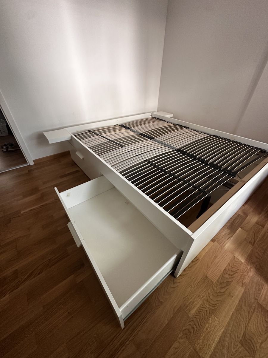 Letti: Bett weiss 160cm Ikea – Usato da Zürich venduto da hus_2sc5 1