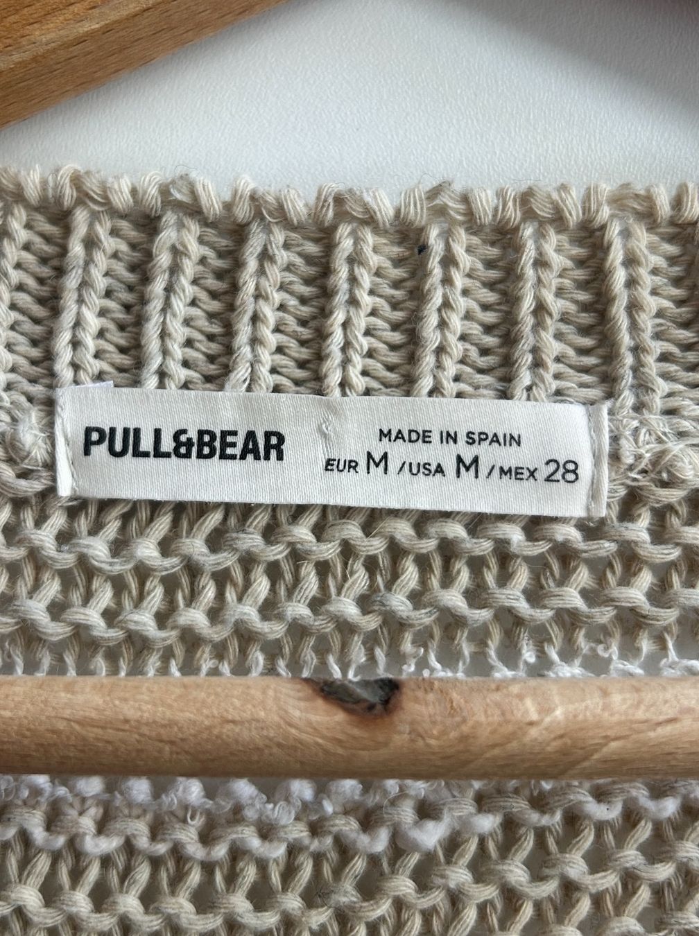 Pull&Bear Maglioni & Felpe: Pull en crochet beige Pull&Bear – Nuovo (secondo la descrizione) da Vessy venduto da tania4284 3