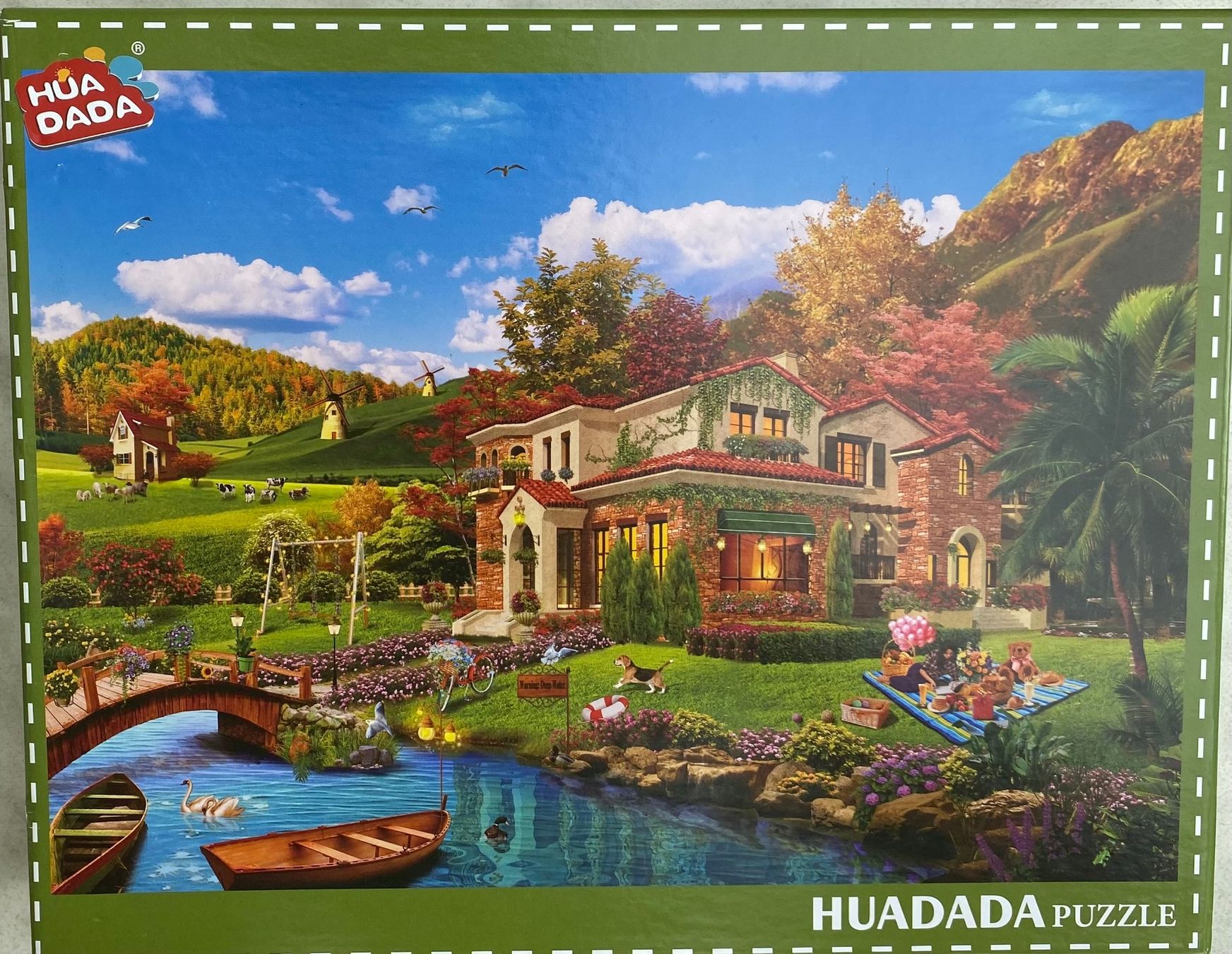 Puzzle: Puzzle Huadada Romantic Resort 1000 Teile – Usato da Hombrechtikon venduto da sabibu