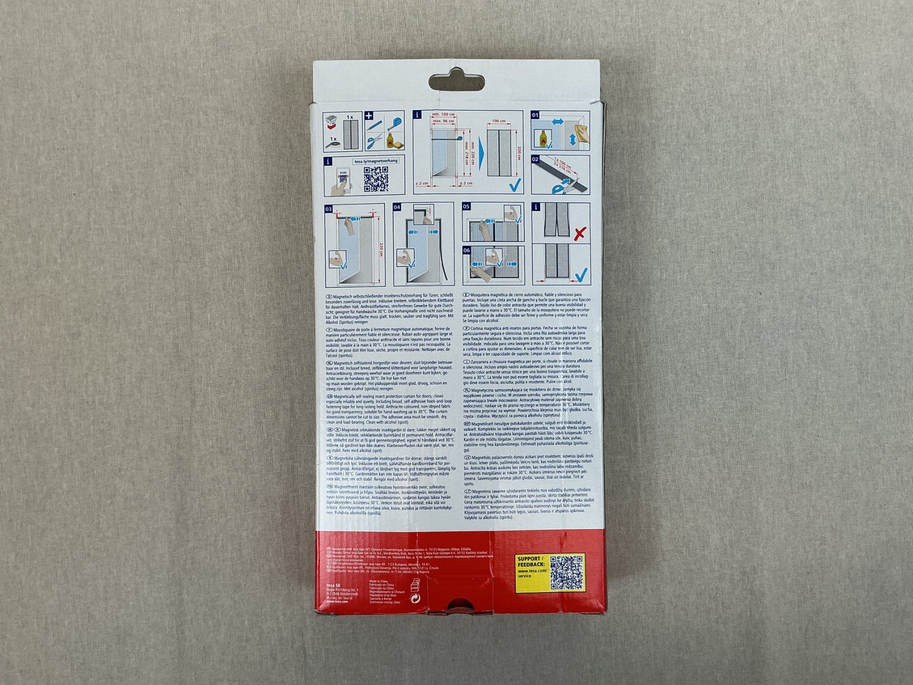 Tesa Tende: TESA Insect Stop Magnet - Vorhang 100 x 220 cm – Nuovo (secondo la descrizione) da Richterswil venduto da Restwert_Richterswil 9