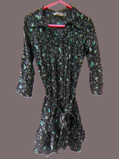 Vestiti & Gonne: Gr. 122 / 128 BlusenKleid mit türkis Blümchen – Usato da Basel venduto da FRAU.ZAUBER.MOND 8