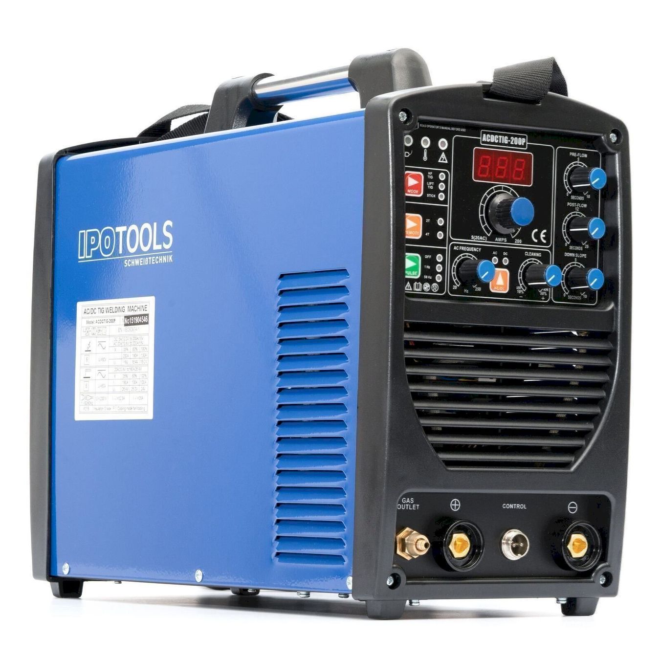 Löten & Schweissen: IPOTOOLS AC DC Schweißgerät ACDCTIG-200P – Neu und originalverpackt aus Bottighofen von zaap 8