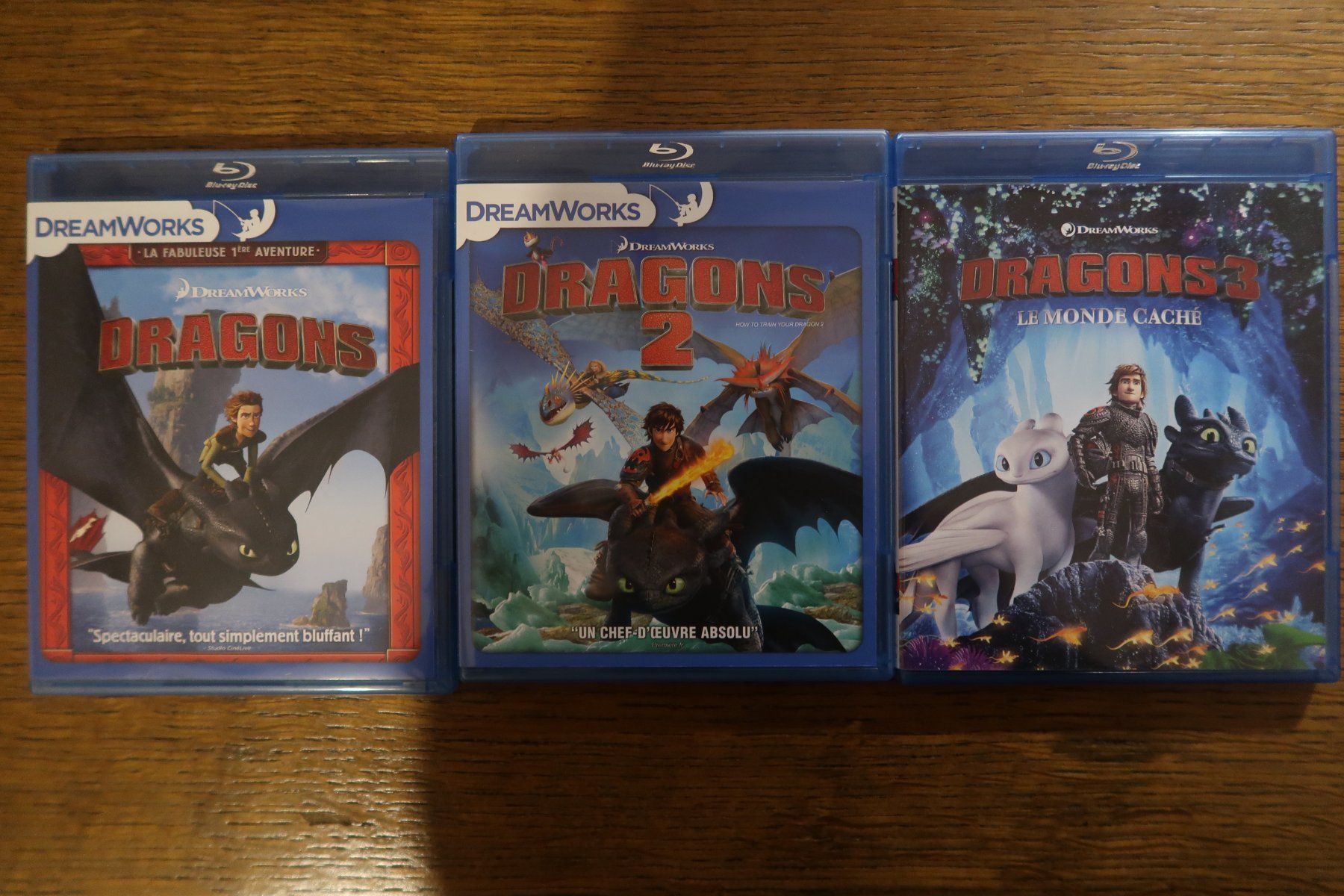 Tutti i DVDs: Coffret 3 Blu-rays DRAGONS – Usato da Porrentruy venduto da tupatup 1