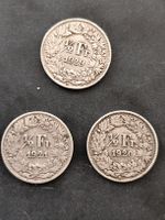 50rappen silber 1920/21/29 