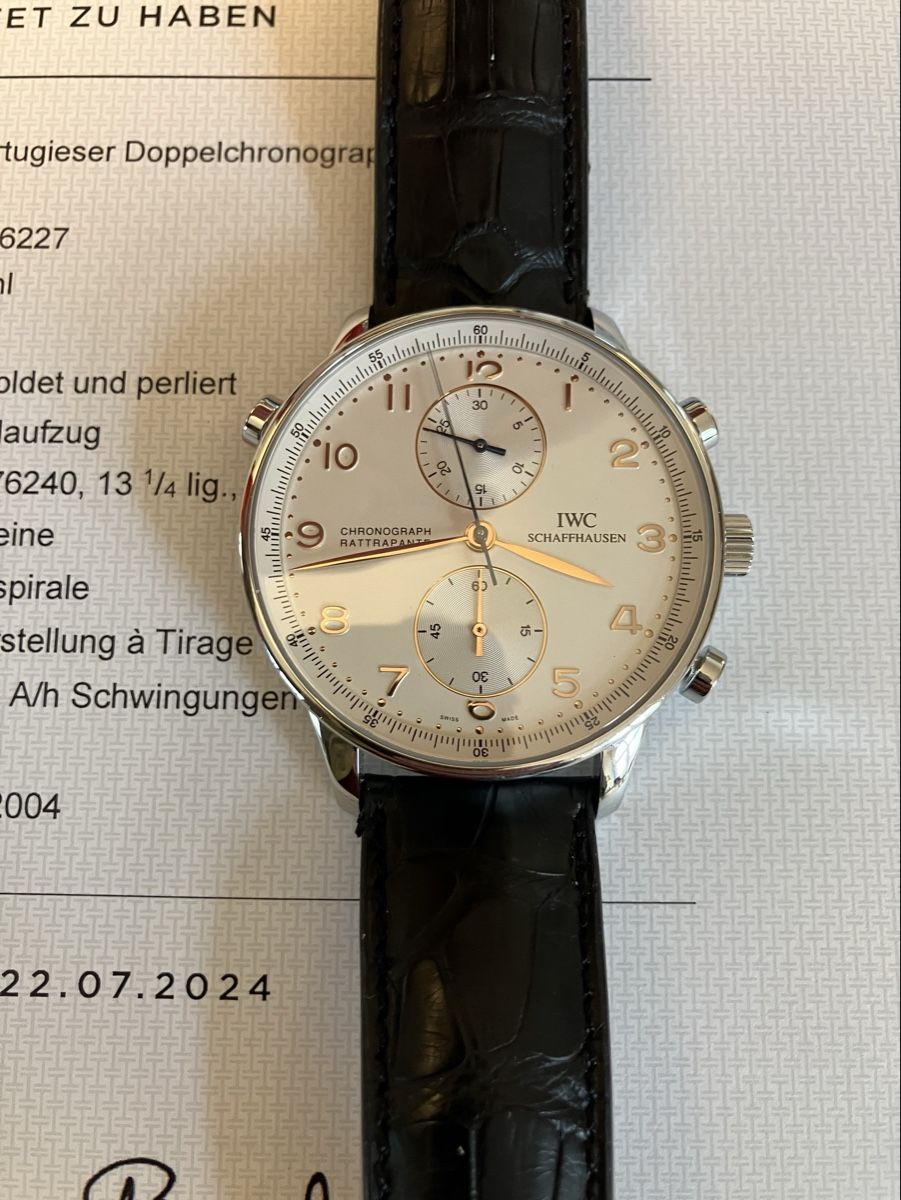 IWC Orologi: IWC Portugieser Doppelchronograph Ref. 3712 – Nuovo (secondo la descrizione) da Jonen venduto da ursi161066 3