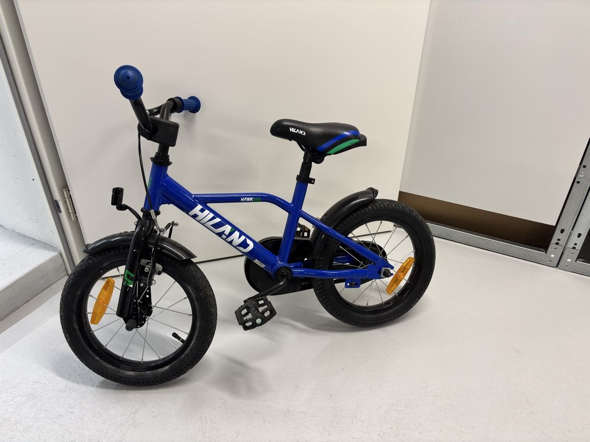 Velos: Hiland Kids Bike 14-inch - Perfect First Bike, Blue Color – Gebraucht aus Basel von pp5_dg76