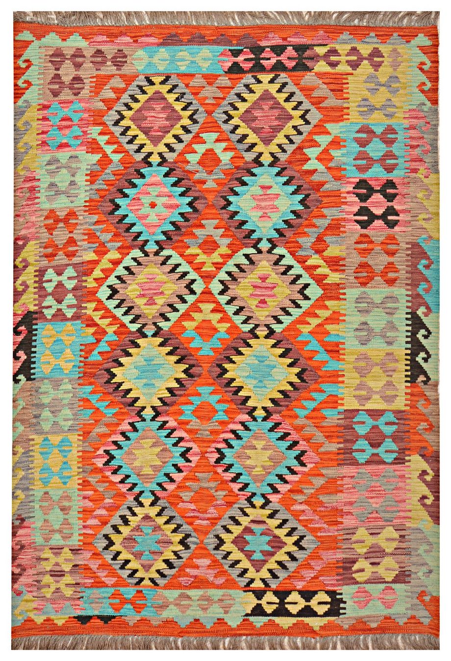 Kelim Tappeti: Oriente Kelim Teppich 157x196 Cm – Nuovo e nell'imballaggio originale da Lahore venduto da Fairways79 5
