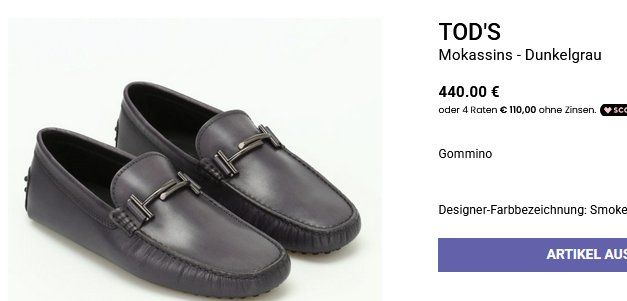 Tod'S Chaussures hommes: TOD'S Mokassins / Mocassins 7 = 41 – D'occasion à Collonges par arashee 2