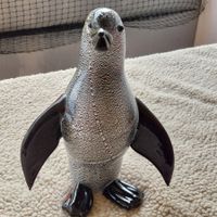Murano Glas Pinguin, Handarbeit, unbeschädigt.