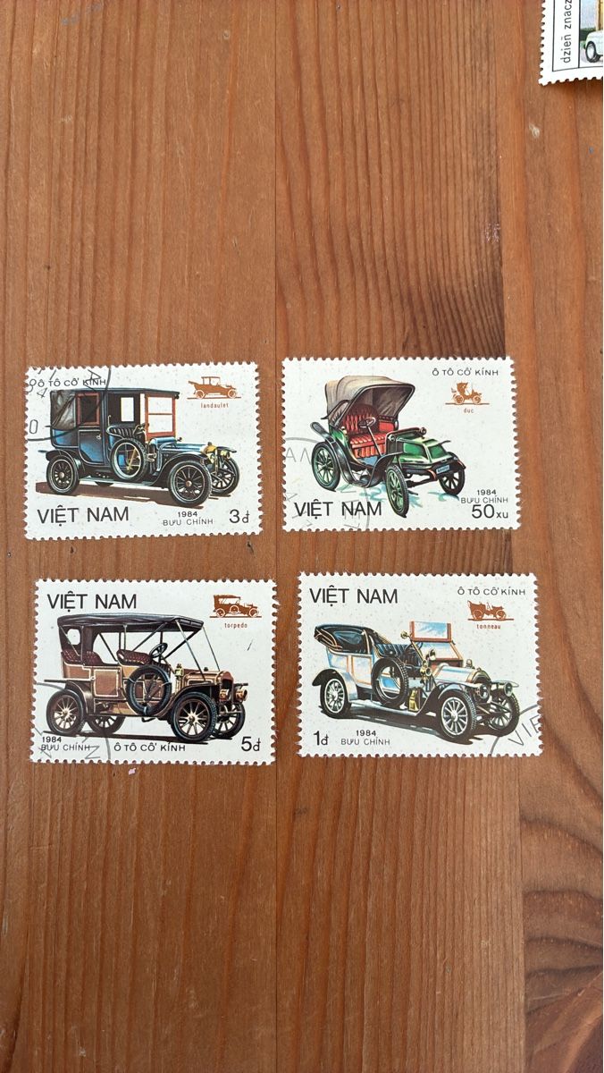 Tutti i francobolli: Briefmarken Vietnam 1984 Oldtimer Set akzeptabel – Usato da Eichberg venduto da rom_xv7r