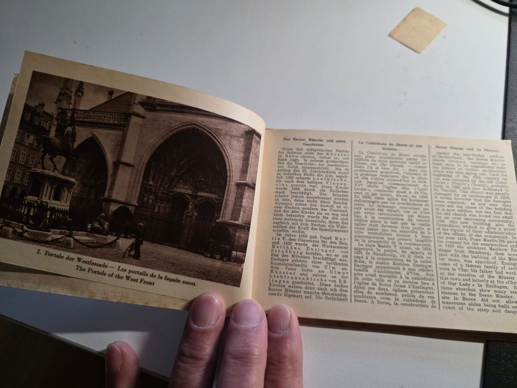 Libri: Das Berner Münster - Broschüre 1935 – Usato da Walterswil BE venduto da Lonitti 3