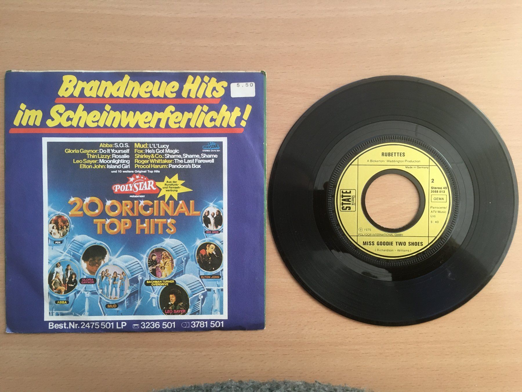 Schallplatten: Rubettes – Single 45 RPM – Gebraucht aus Grenchen von Kogi7 1