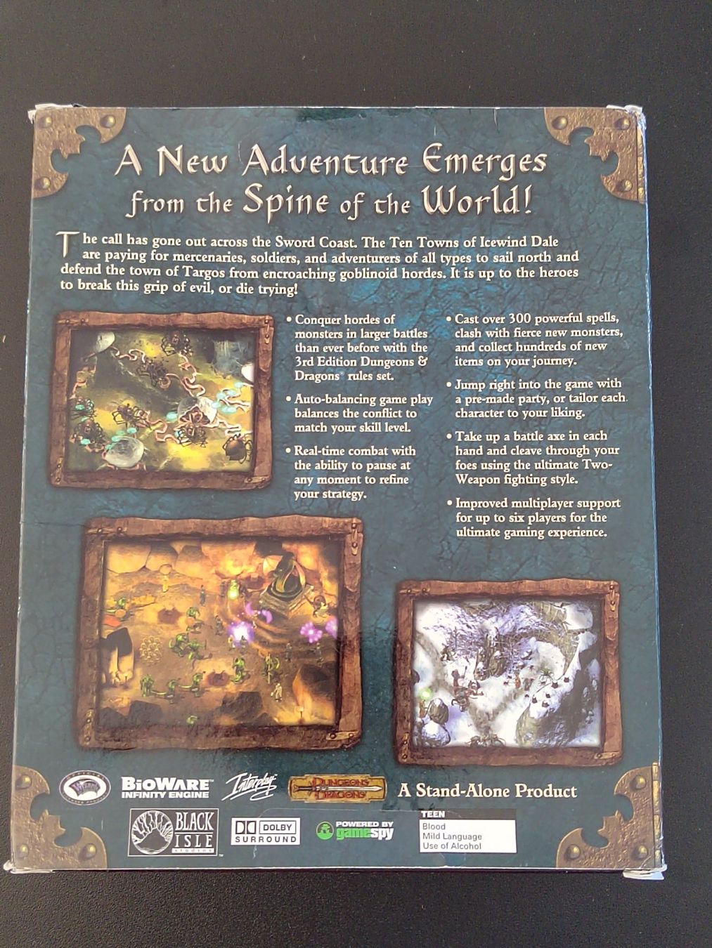 Jeux: Icewind Dale 2 Big Box PC 2002 US – D'occasion à Fribourg par Nooky 1