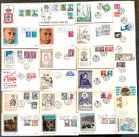 1953 / 1977  - Spanien - FDC 22 Stk.