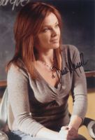Original Autogramm von DINA MEYER auf Großfoto