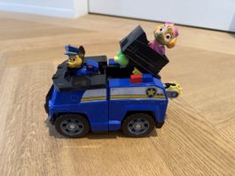 Paw Patrol Spielzeugautos Chase & Skye mit Zubehör