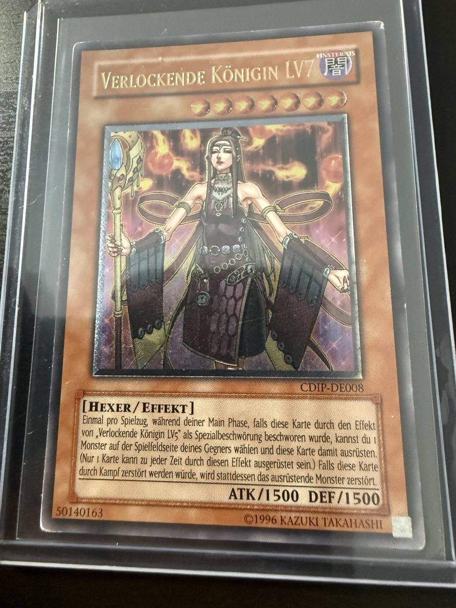 Yugioh Carte collezionabili: Verlockende Königin LV7 CDIP-DE008 – Usato da Amriswil venduto da sim_nlb6