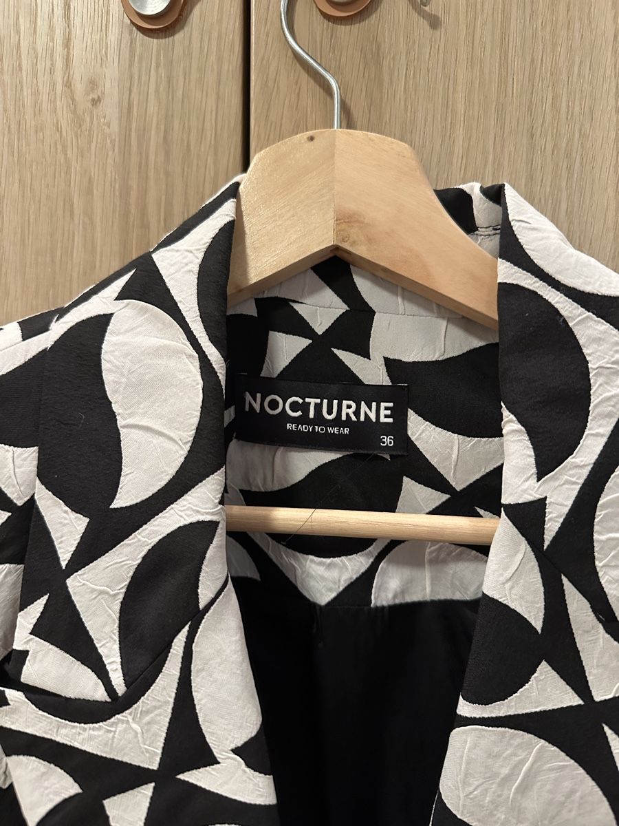Giacche: Nocturne Abstract Print Blazer - Size S – Usato da Horgen venduto da Elizhadz 4