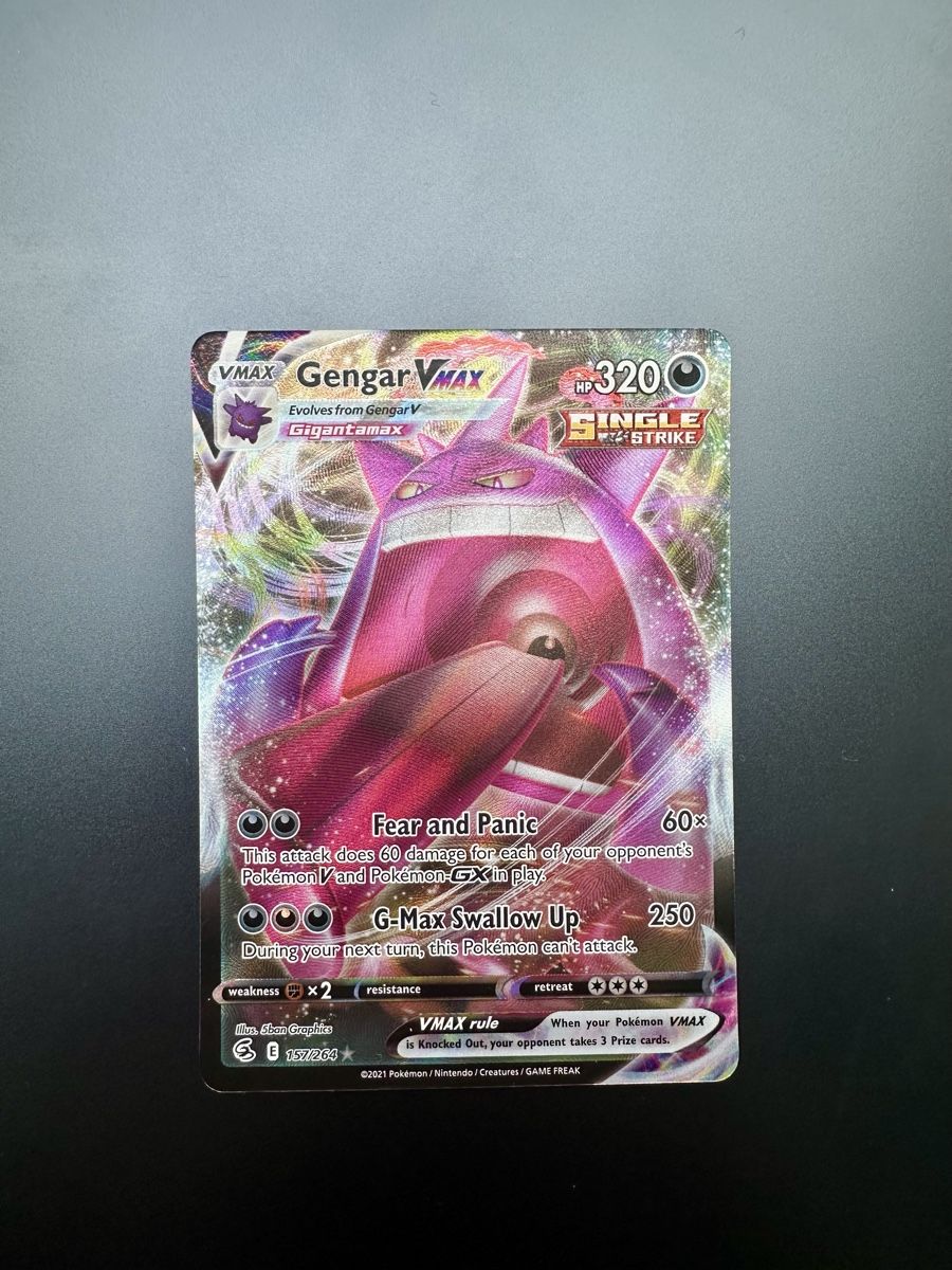 Pokémon Carte collezionabili: Gengar VMAX #157 - Fusion Strike - Ab 1.-! – Usato da Bern venduto da HugoStiglitz11