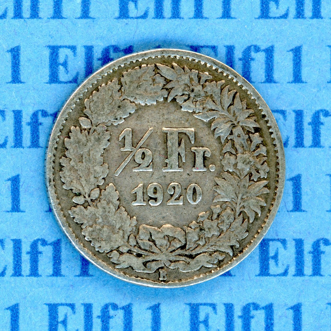 Tutti le monete: CHF___0.50 1920 ss 50 Rappen – Usato da Widnau venduto da Elf11