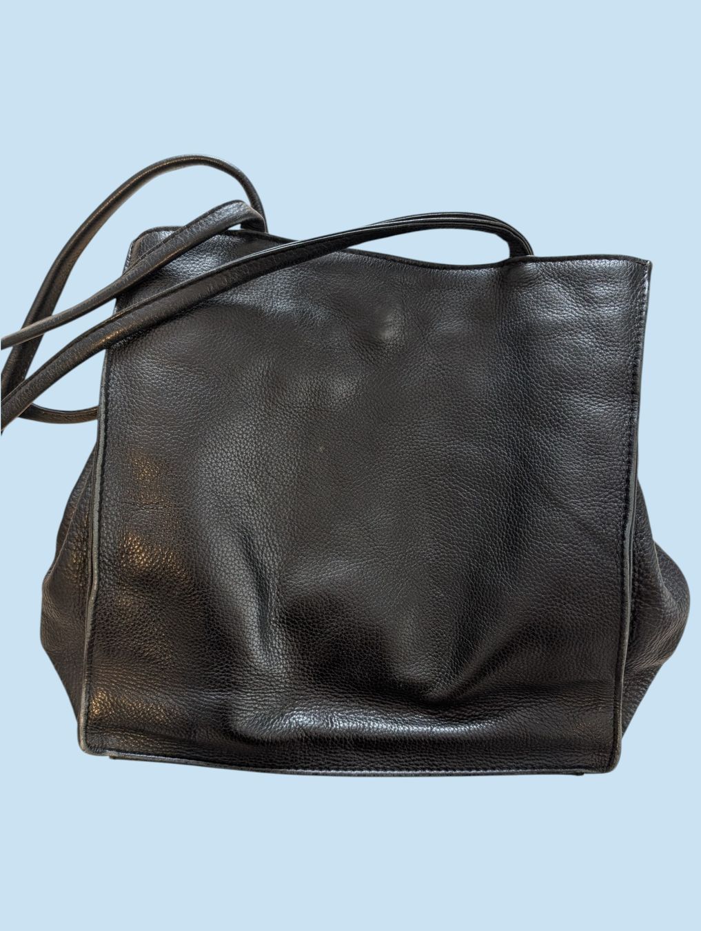 Sacs: Schwarze Vintage-Ledertasche – D'occasion à St. Gallen par nadinewho 1
