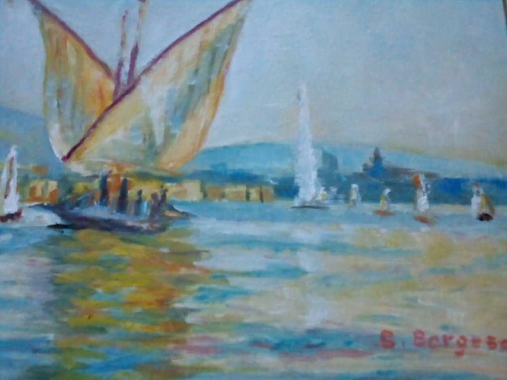 Dipinti: Peinture rade de Genève. – Usato da St. Maurice venduto da Benoit12 1
