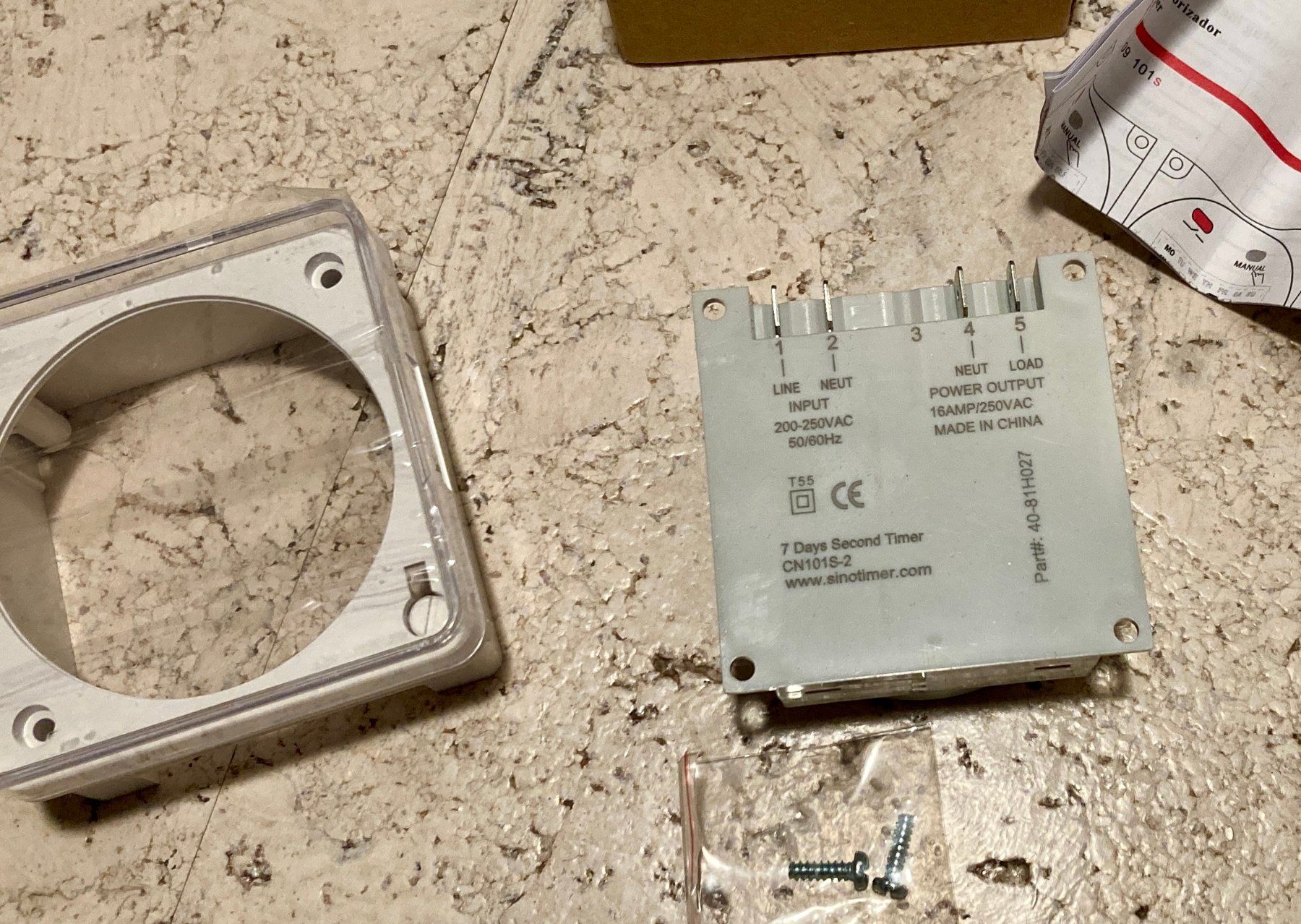 Interruttori: Digital LCD-Timer-Schalter 7 Tage Wöchentlich Programmierbar – Usato da Saas-Grund venduto da GarageSaleToday 2