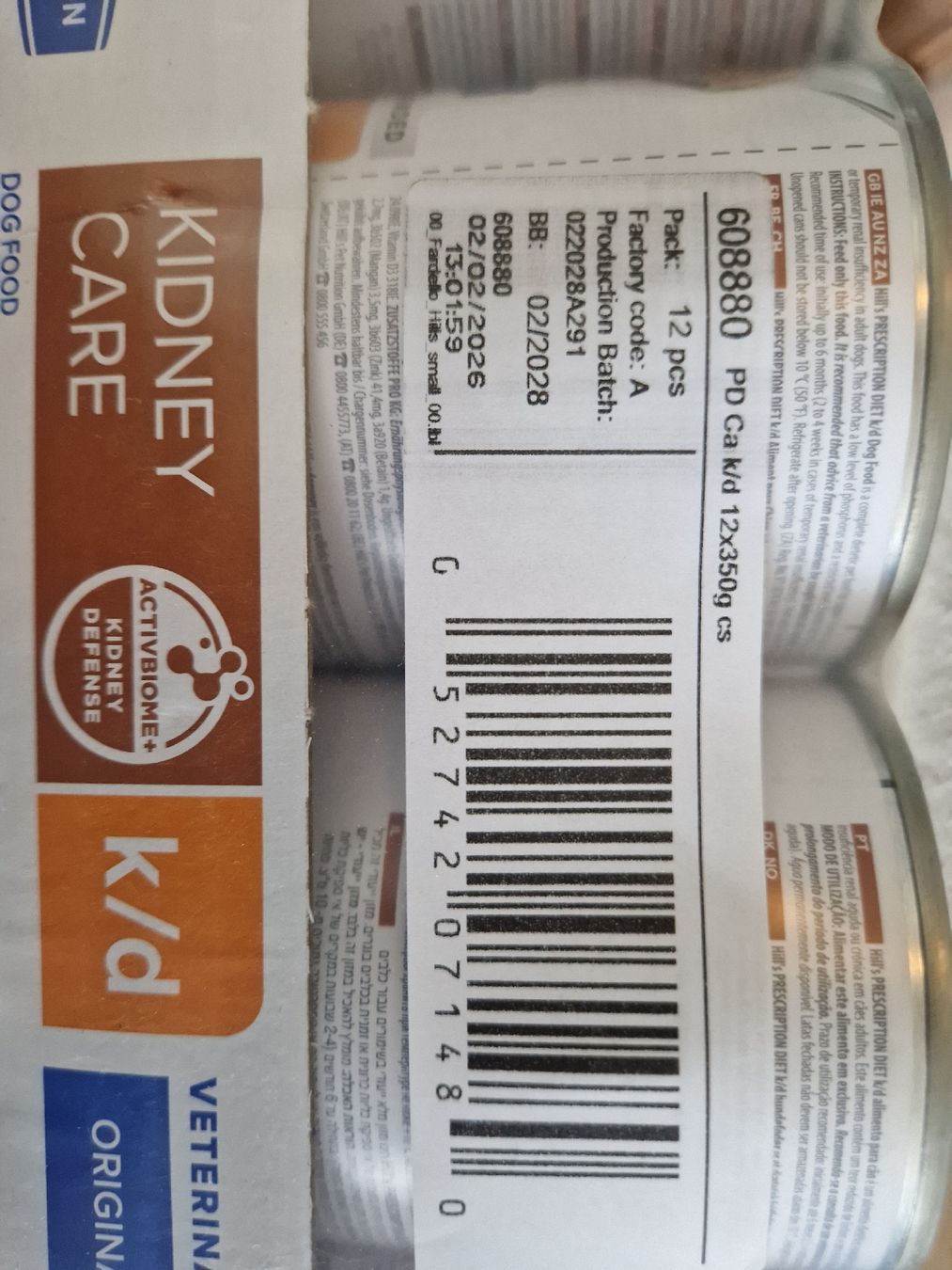 Futter: Hills Renal Hundenassfutter – Neu und originalverpackt aus Wald ZH von Joya87.