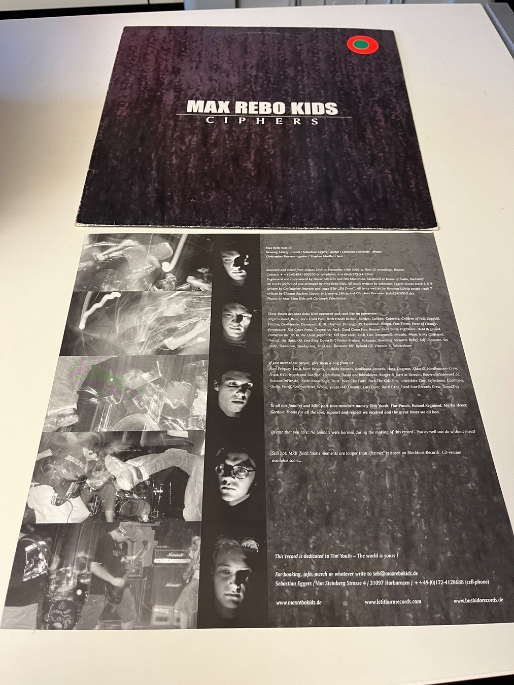 Dischi in vinile: Max Rebo Kids - Ciphers - HH31A – Usato da Küsnacht ZH venduto da hardrock.earth 2