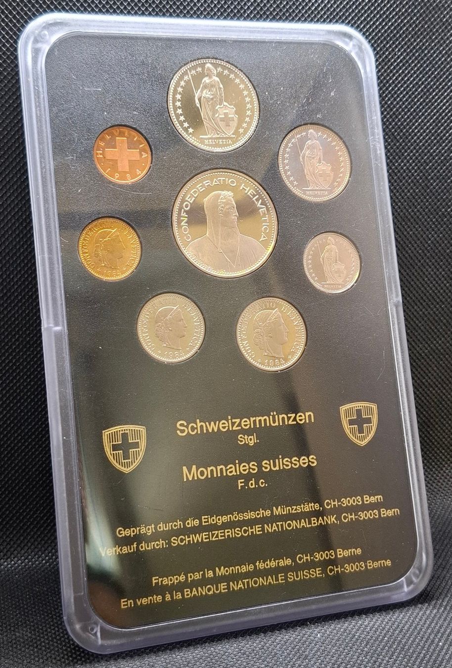 Alle Münzen: Münzsatz 1984 unzirkuliert – Gebraucht aus Bern 14 von rvonmay 1