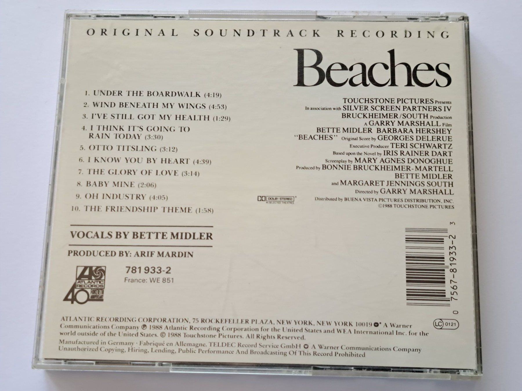CDs: Cd Bette Midler - Beaches - Original Soundtrack  – Gebraucht aus Pully von bro_n52j 1