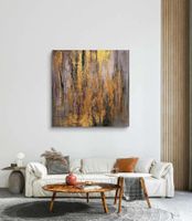Originalgemälde in Gold, Leinwand 100 cm, Unikat!!!