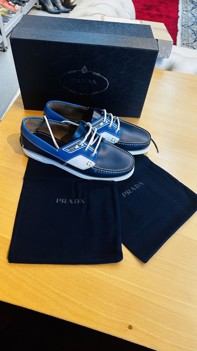Prada Scarpe da uomo: Prada mocasini – Nuovo e nell'imballaggio originale da Lachen SZ venduto da HelvetiaLuxury
