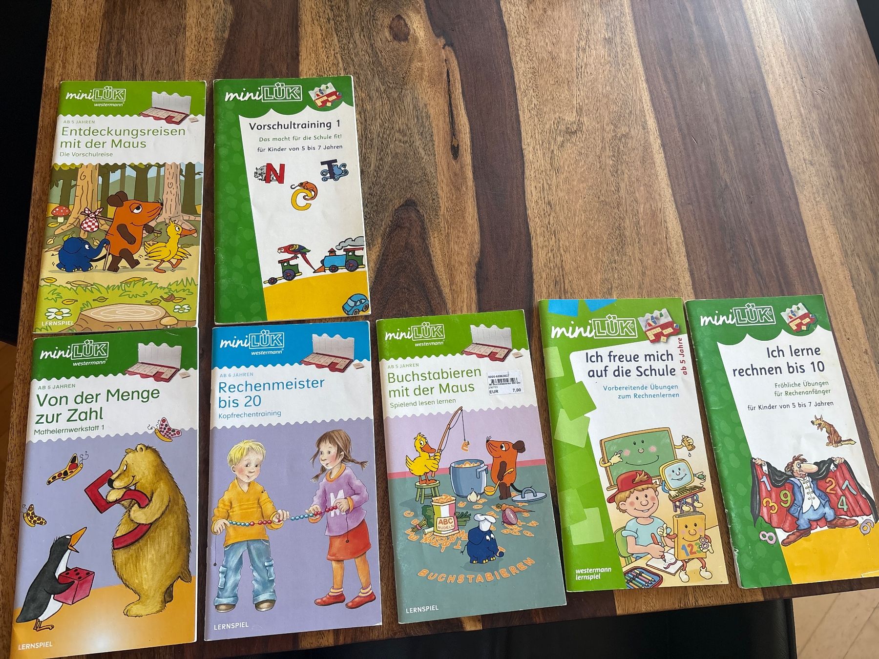 Spiele: 7 Mini Lük Bücher – Gebraucht aus Effretikon von MarthaK.