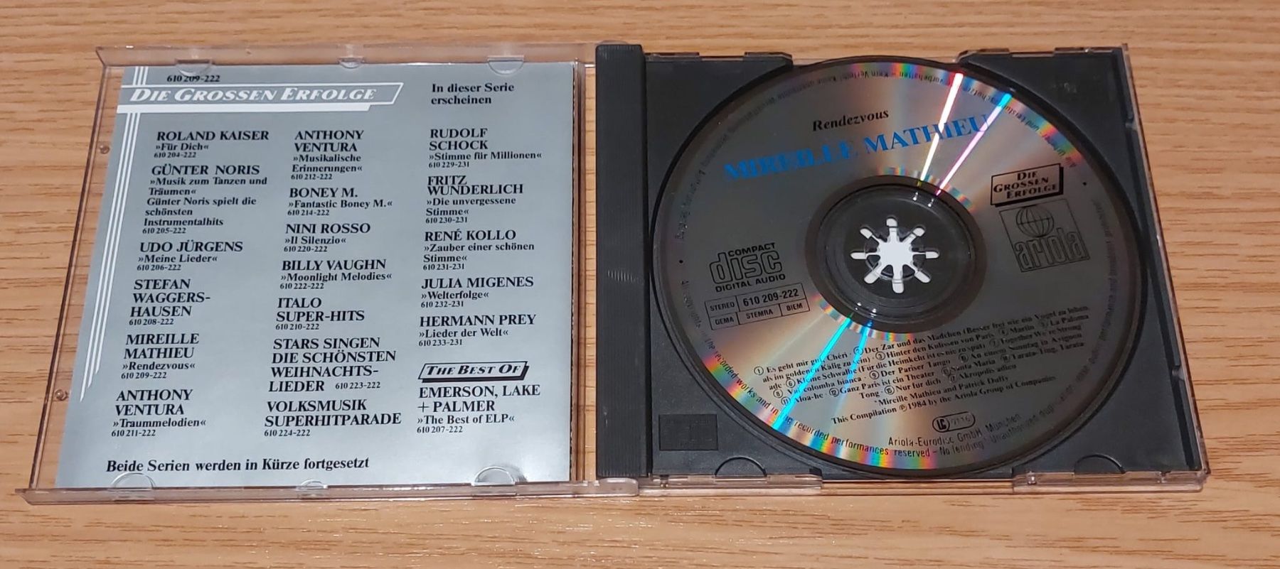 CD: CD - Mireille Mathieu - Rendezvous - die grossen Erfolge – Usato da Urtenen-Schönbühl venduto da Kahru 1