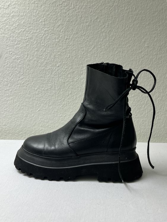 Chunky Leder Platform Boots gr.40 (Gebraucht) in Basel für CHF 55 – mit ...
