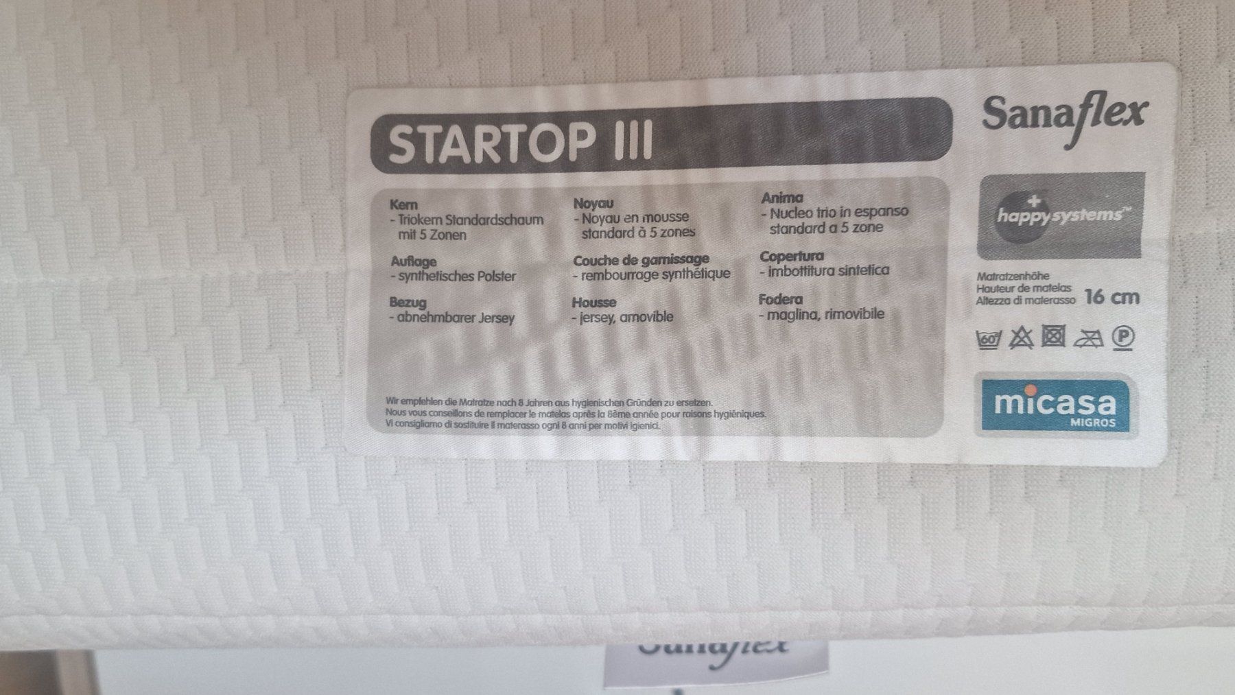 Micasa Letti: Doppelbett Lattenrost. 2-teilig, untereinander verschiebar – Usato da Weisslingen venduto da and-lo73 4