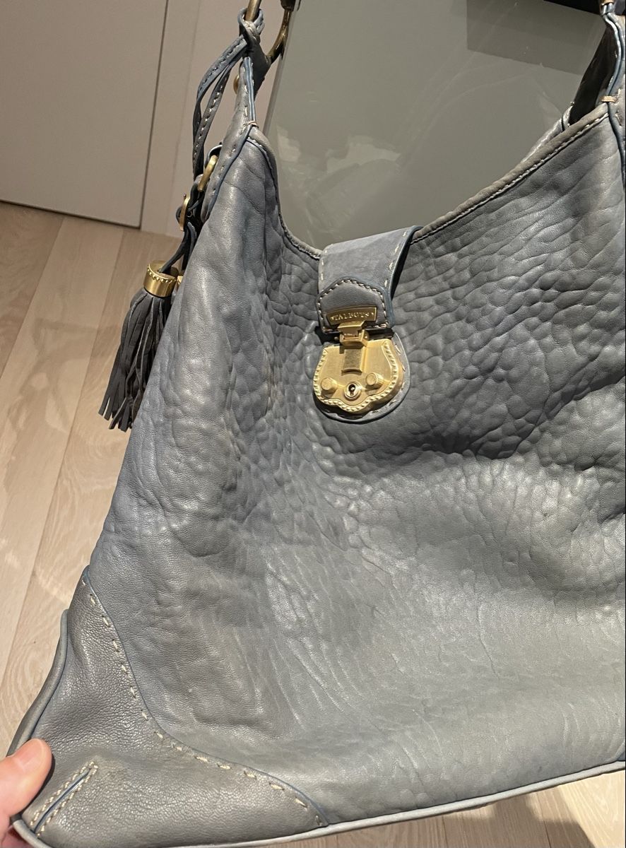 Borse da donna: Talbots Leather Shoulder Bag Blue – Usato da Oberwil BL venduto da Stellochkas 1