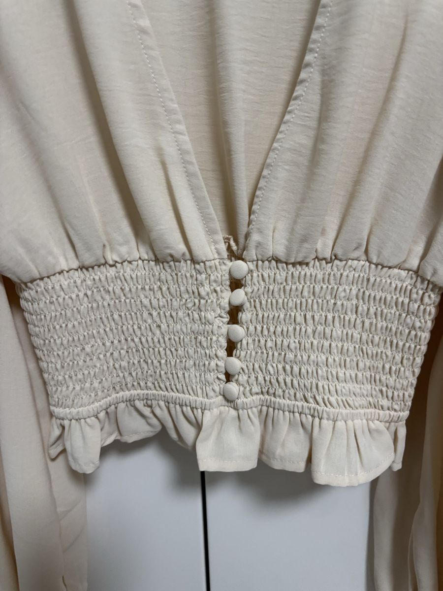 Camicette: Forever 21 Bluse, Cremeweiss, Grösse S – Nuovo (secondo la descrizione) da Zollikerberg venduto da Jvac2 6