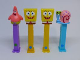 Spongebob PEZ Spender Set, 3 Stück, Vintage, Top Zustand!